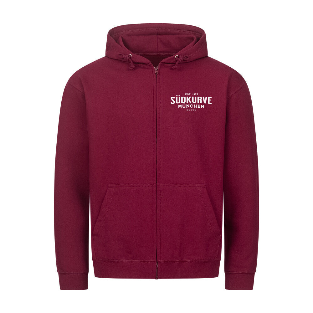 Südkurve München 5-Sterne - Regular Zipper Hoodie – Rote Kluft