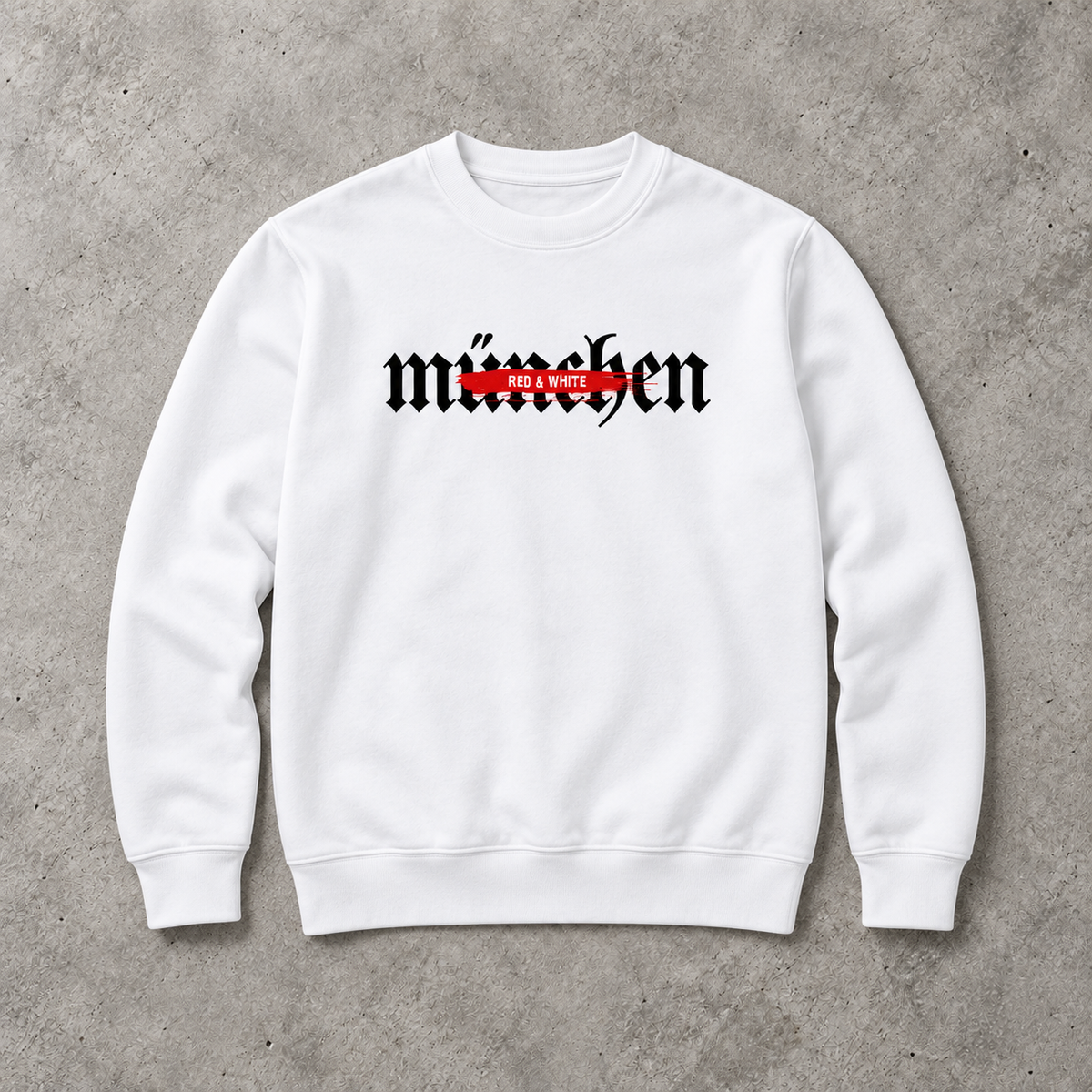 Red & White - Premium Sweatshirt