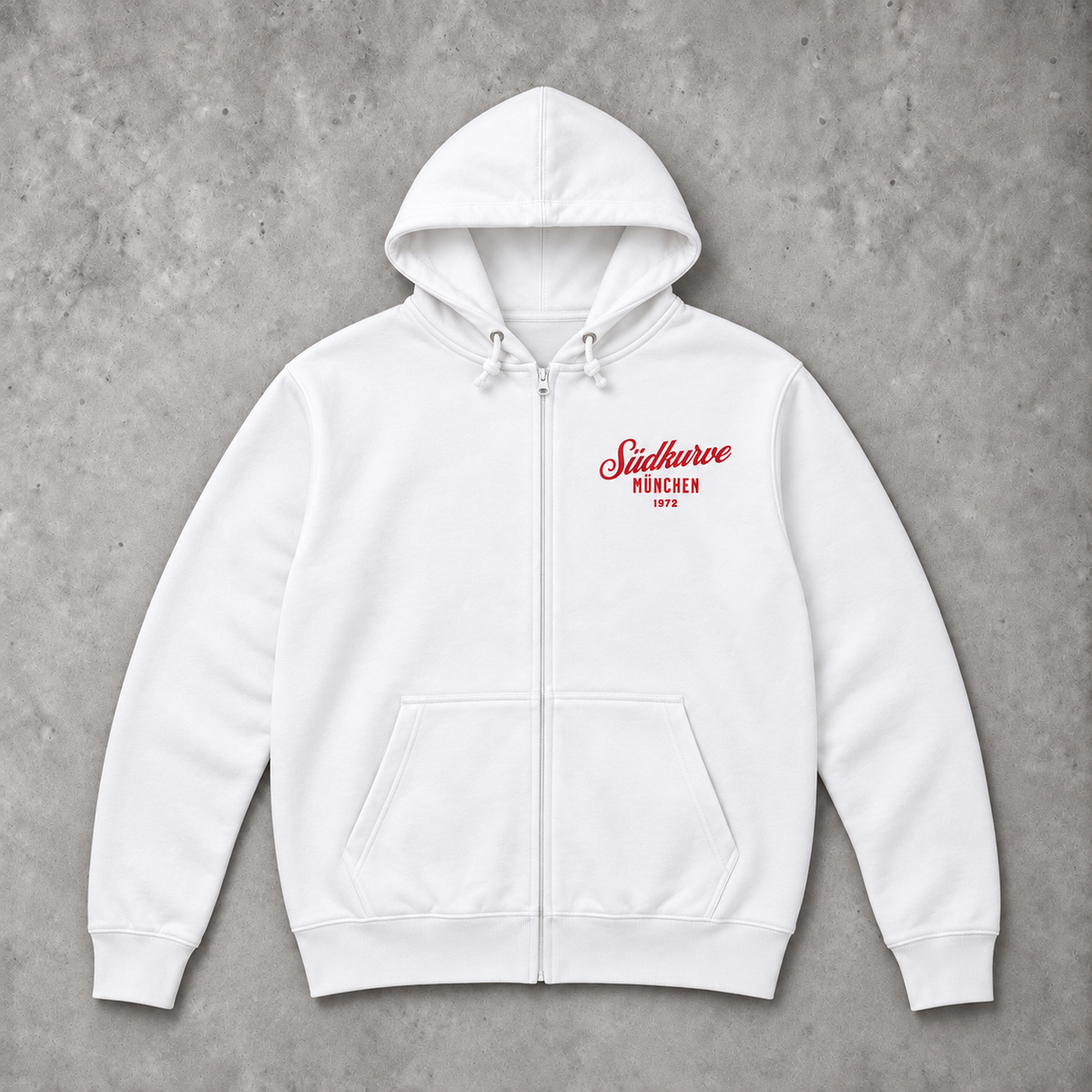 Südkurve München Kursiv - Regular Zipper Hoodie