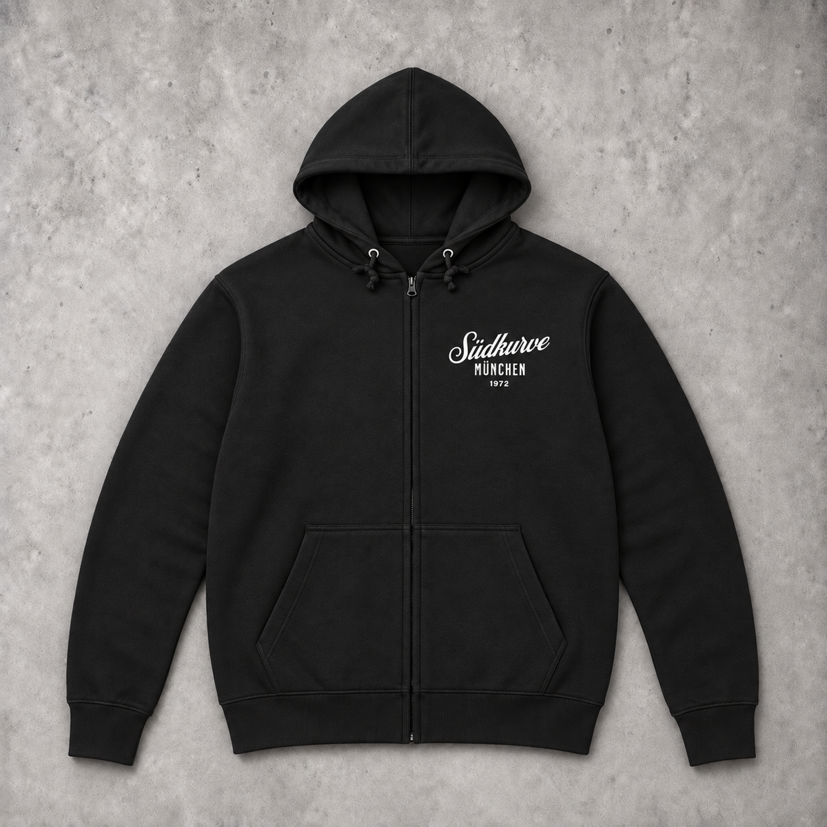 Südkurve München Kursiv - Regular Zipper Hoodie