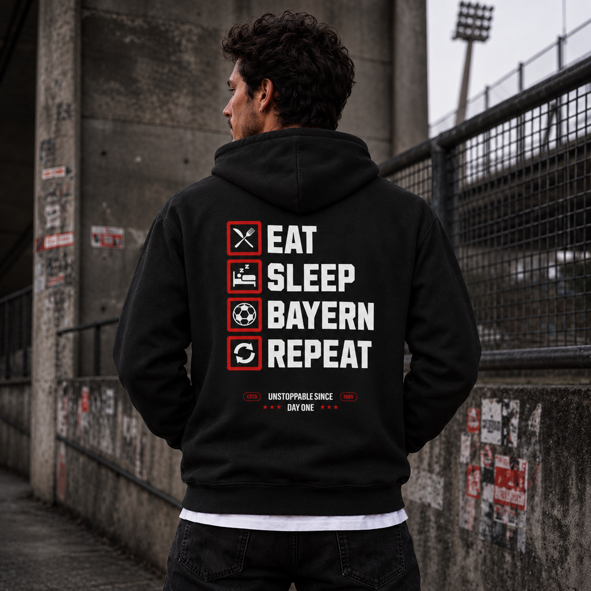 Eat, Sleep, Bayern, Repeat - Regular Hoodie