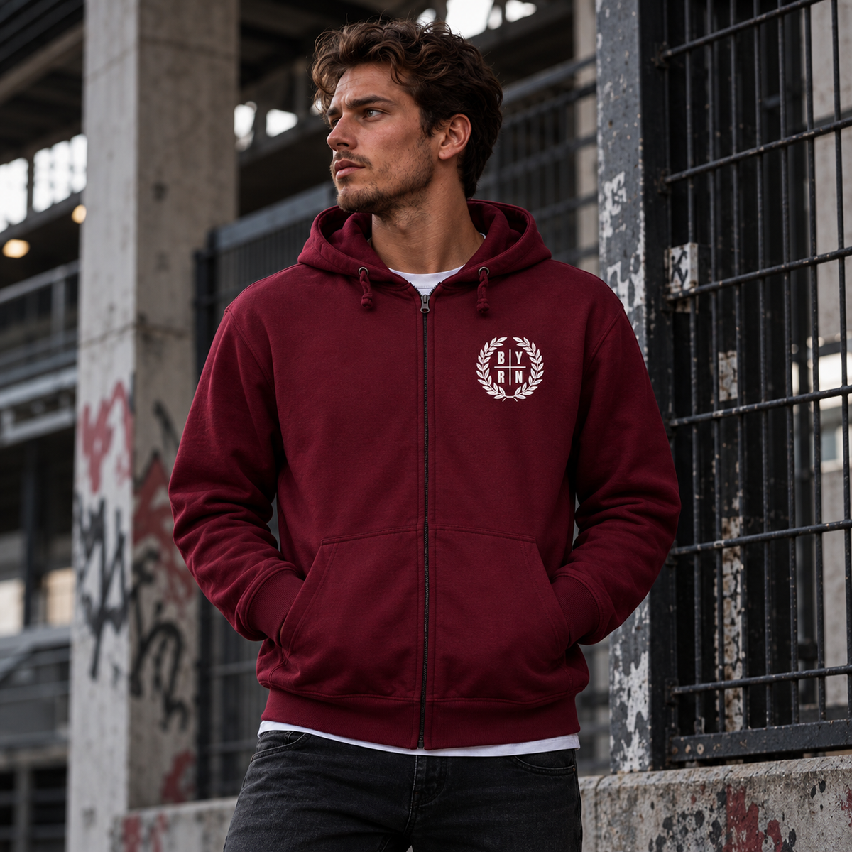 BYRN Kranz - Regular Zipper Hoodie