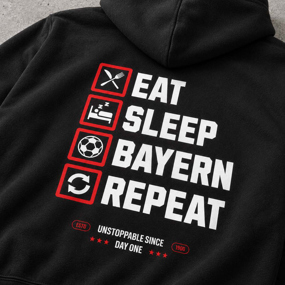 Eat, Sleep, Bayern, Repeat - Regular Hoodie