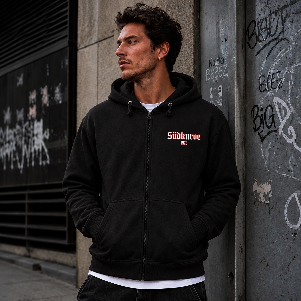 Südkurve 1972 - Regular Zipper Hoodie