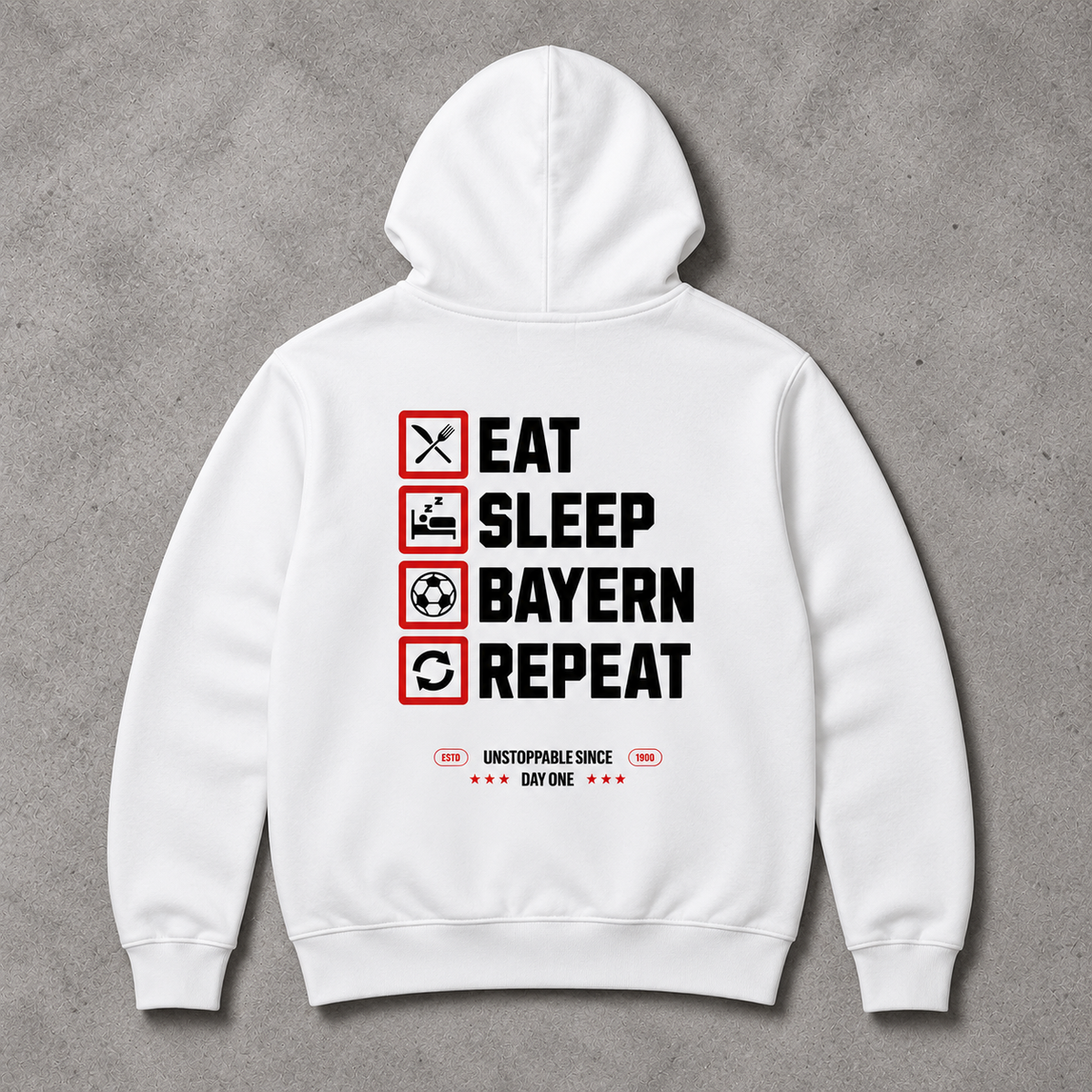 Eat, Sleep, Bayern, Repeat - Regular Hoodie