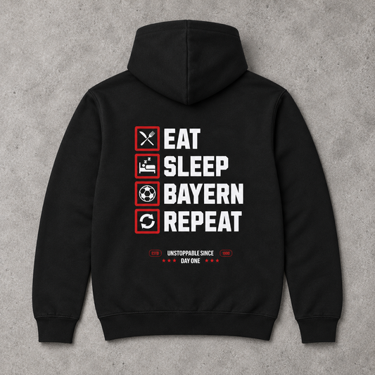 Eat, Sleep, Bayern, Repeat - Regular Hoodie