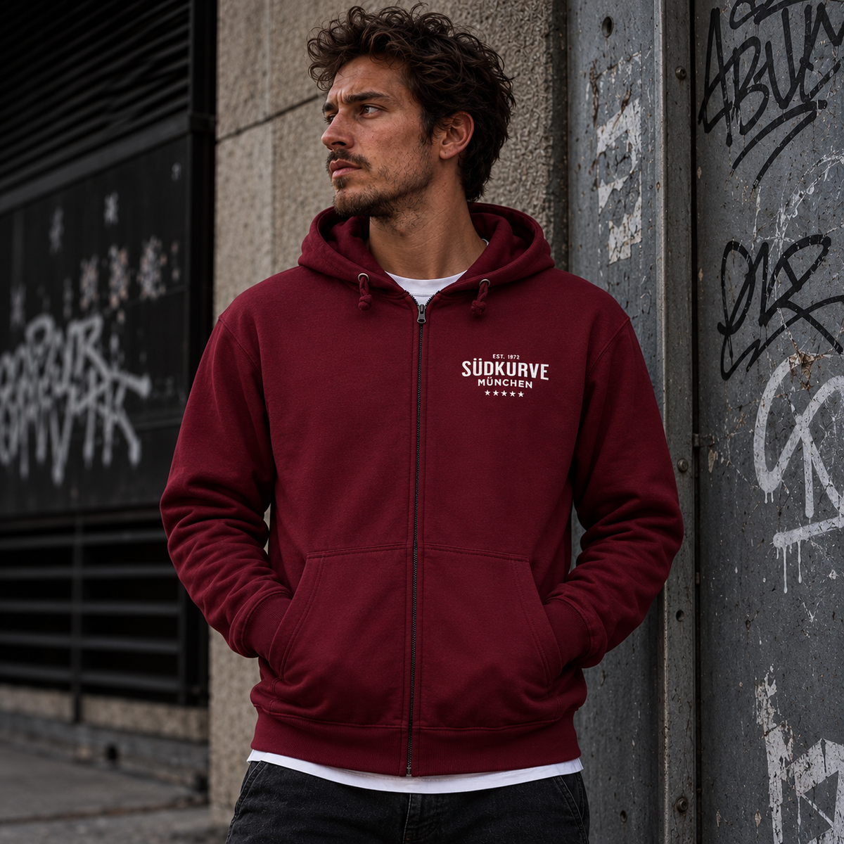 Südkurve München 5-Sterne - Regular Zipper Hoodie