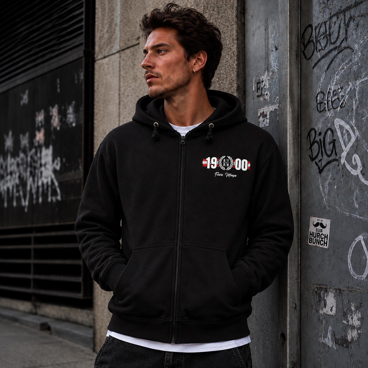 1900 - Regular Zipper Hoodie