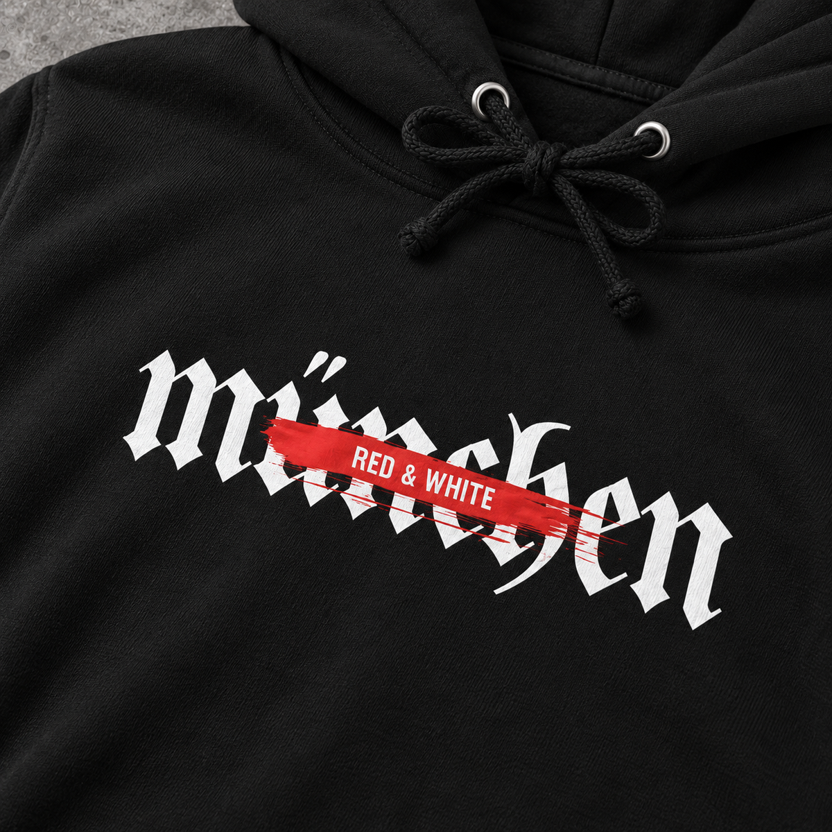 Red & White - Regular Hoodie